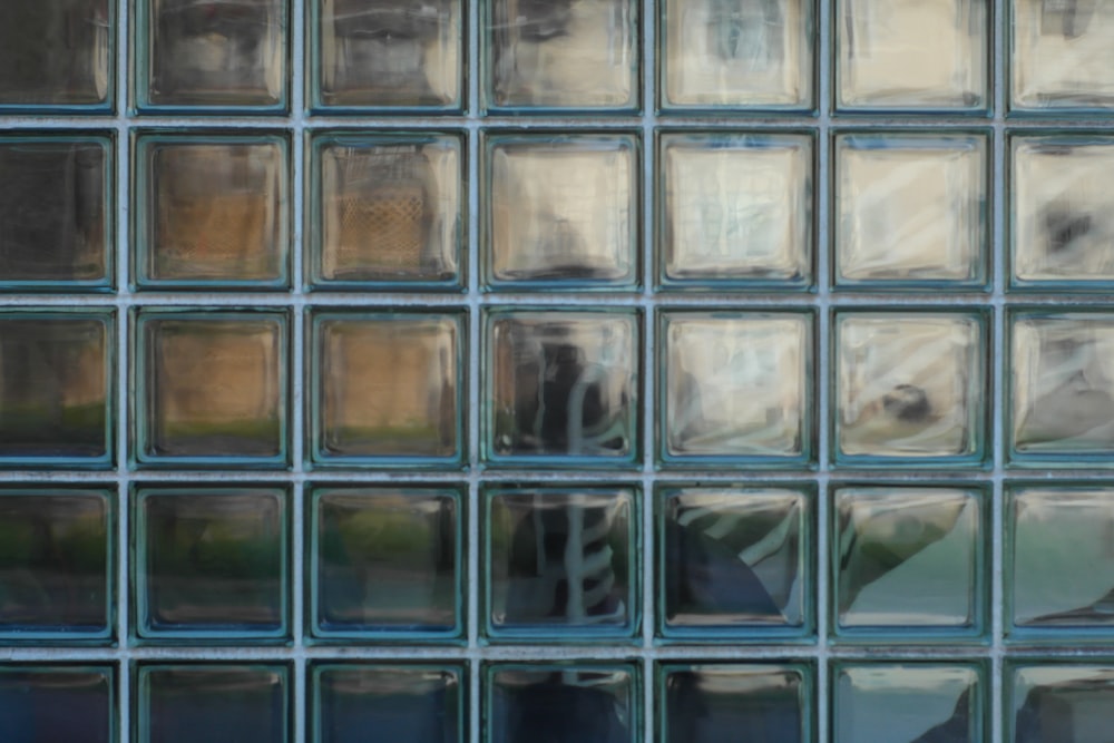 Glass block windows in the basement