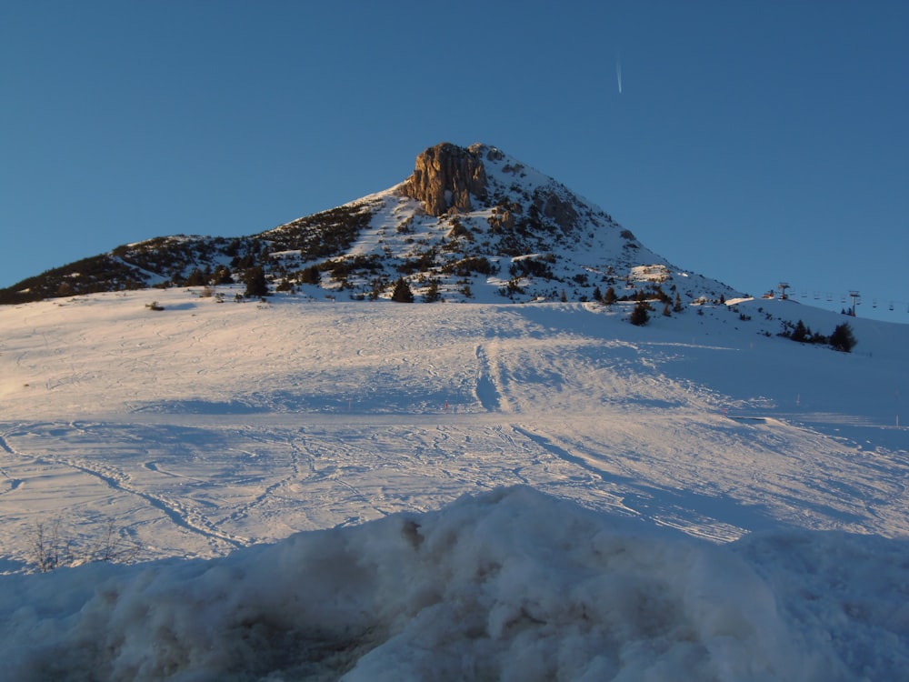 landscape photography of snow covered mountain