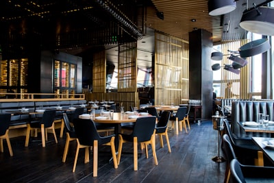 photo of pub set in room during daytime restaurant google meet background