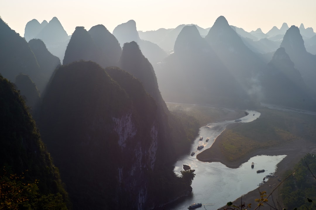 travelers stories about Mountain range in Laozhai, China