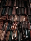 assorted-color leather bifold wallets lot