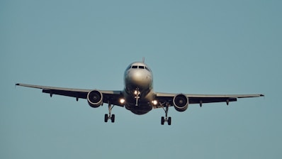 cargo airplane in flight