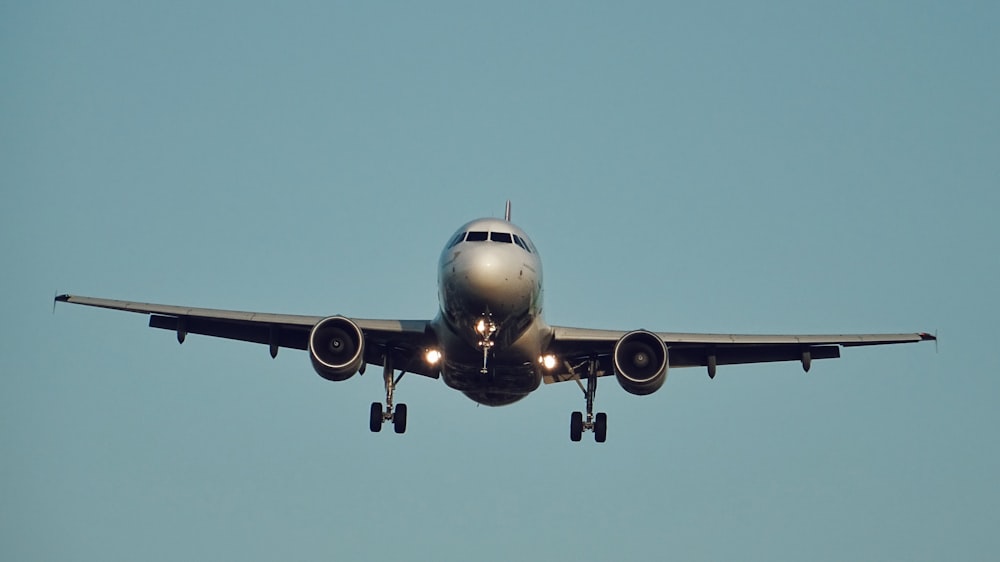 commercial airplane in flight