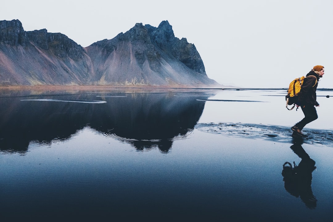 travelers stories about Glacial landform in Stokksnes, Iceland
