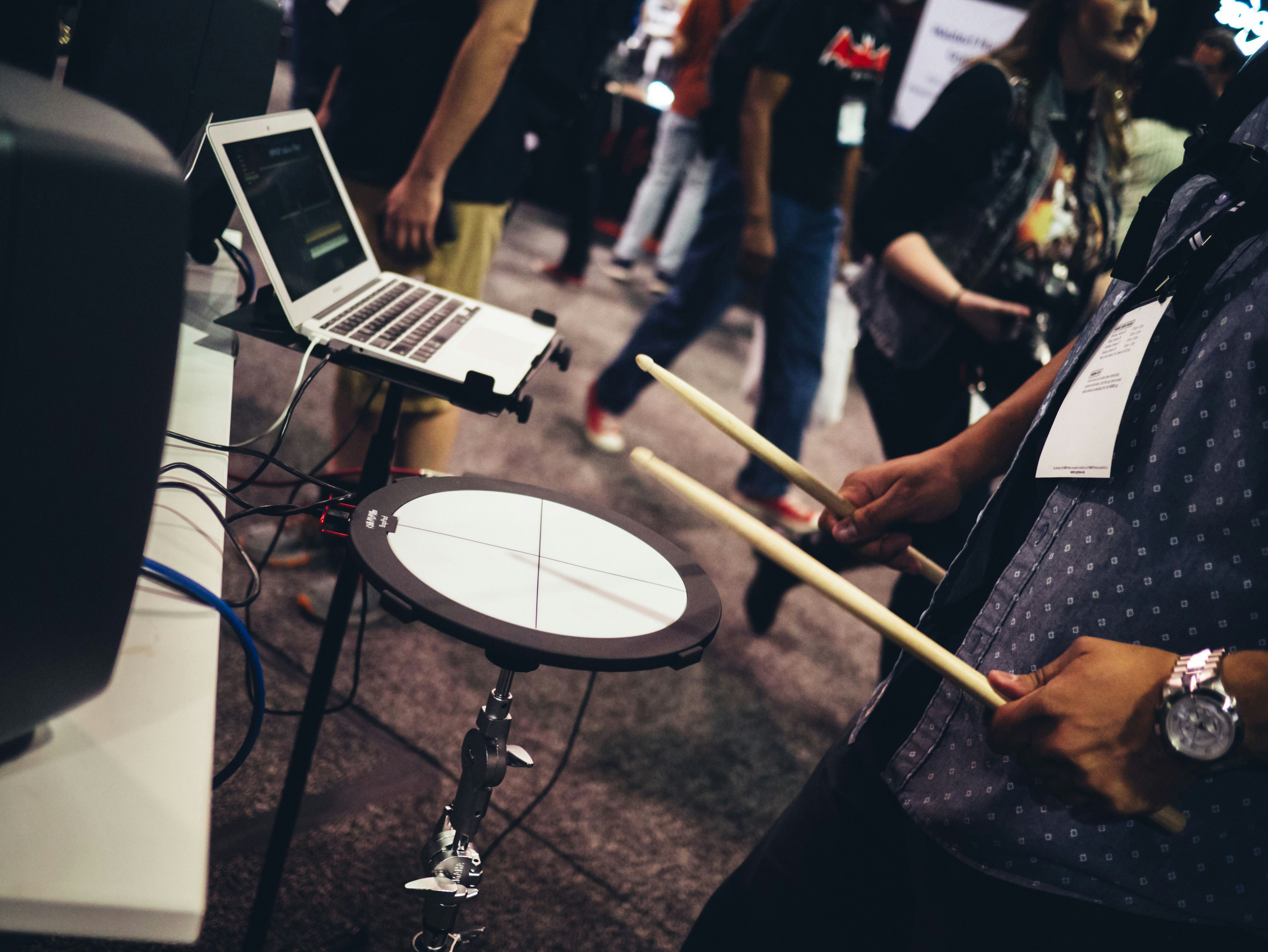 Keith McMillen makes the dopest midi controllers! I had to stop by their booth at NAMM 2018. I tried this midi drum controller, and it’s really cool.