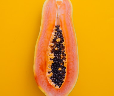 orange sliced papaya
