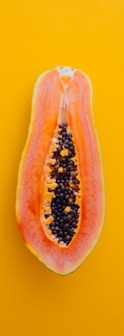 orange sliced papaya