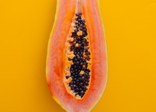 orange sliced papaya