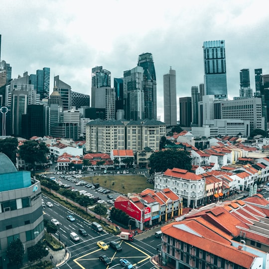 aerial photo of city building during daytime in Chinatown Singapore Singapore