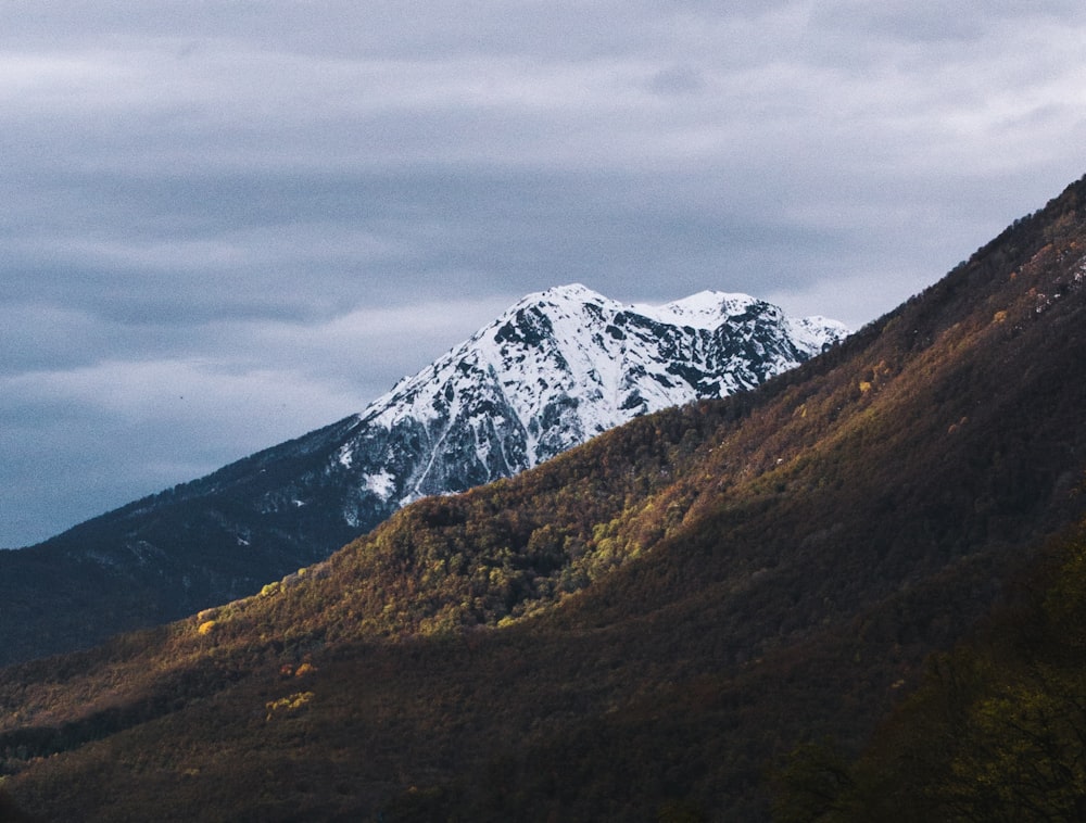 landscape photography of mountains