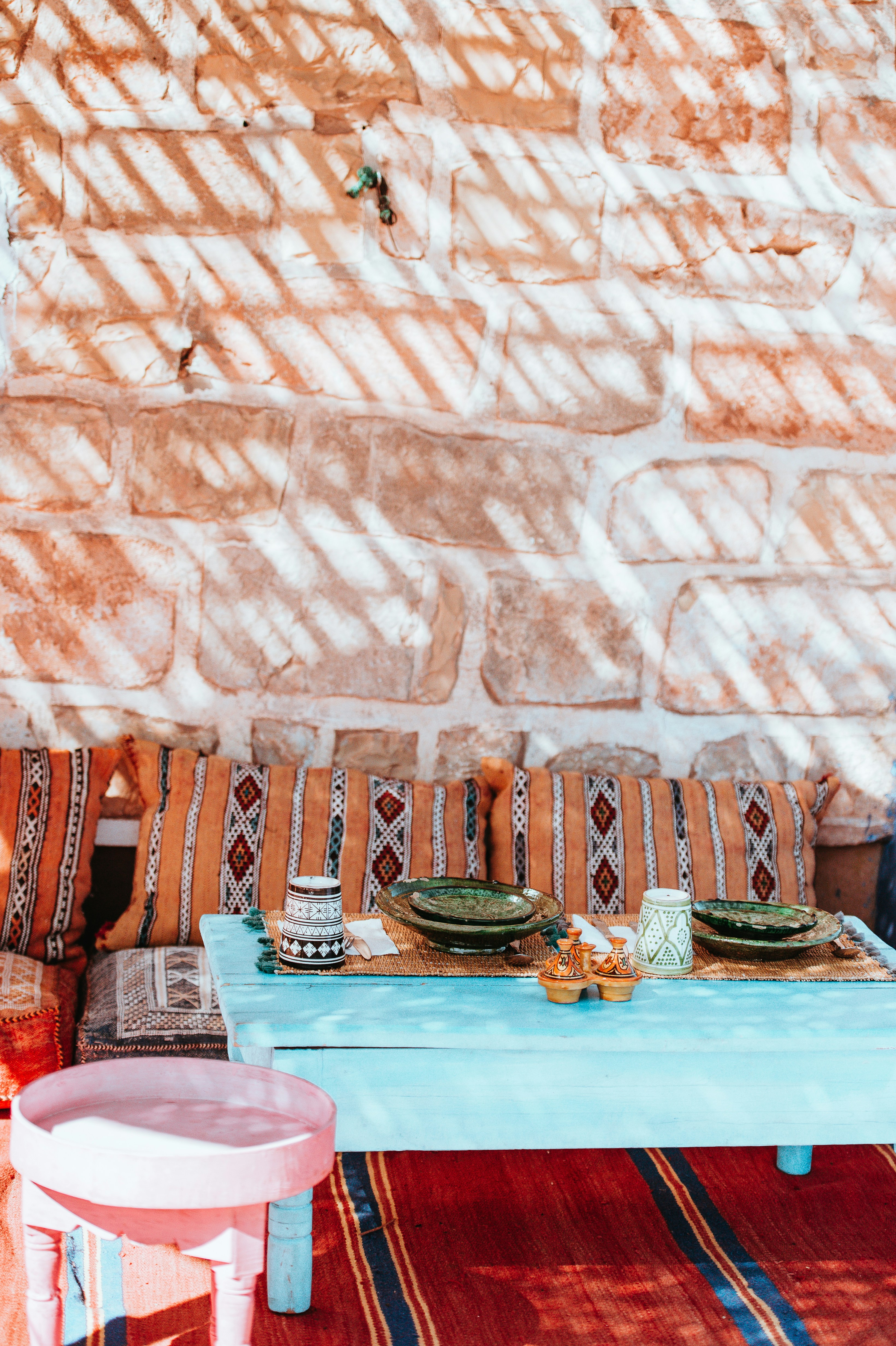 Aerial view of a phosphate mine in Morocco