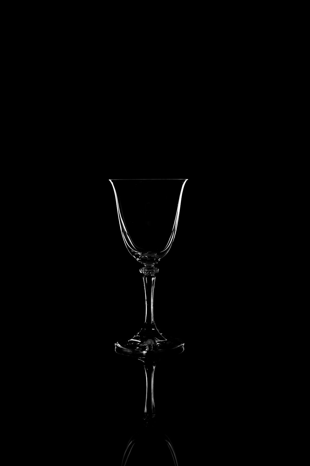 vinho de vidro transparente