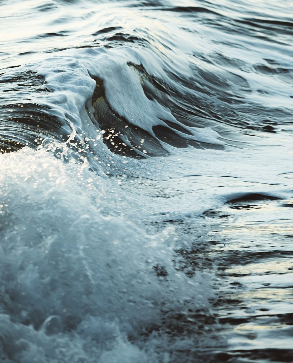 time lapse photography of sea waves