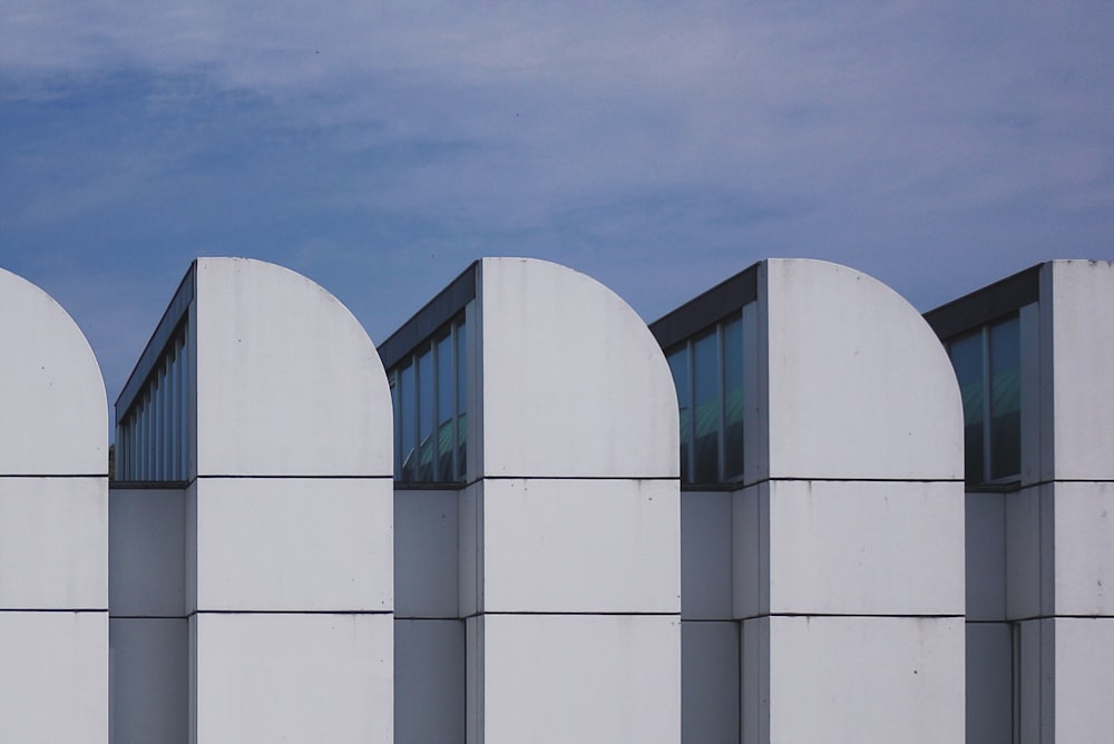 white concrete building