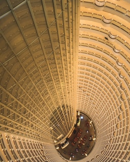aerial view photography of building