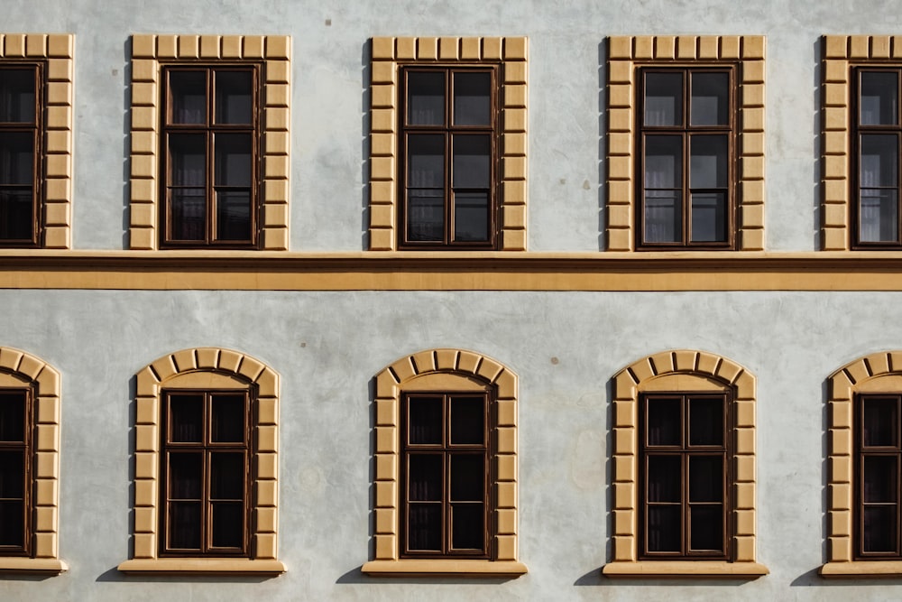 white and brown building