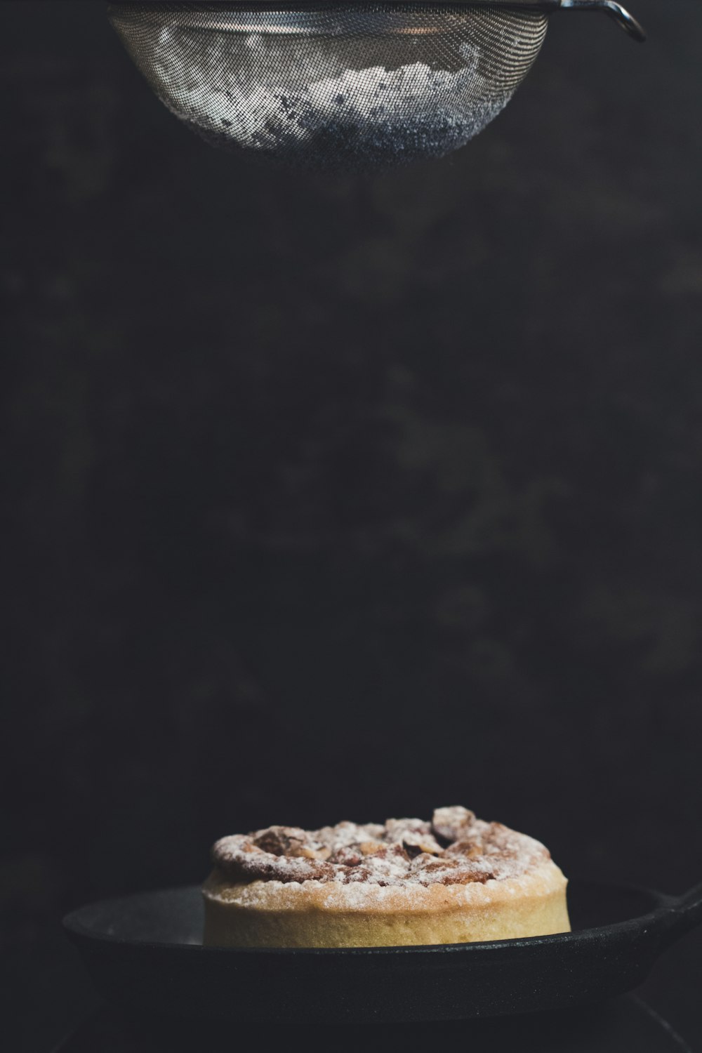 baked cookie on plate