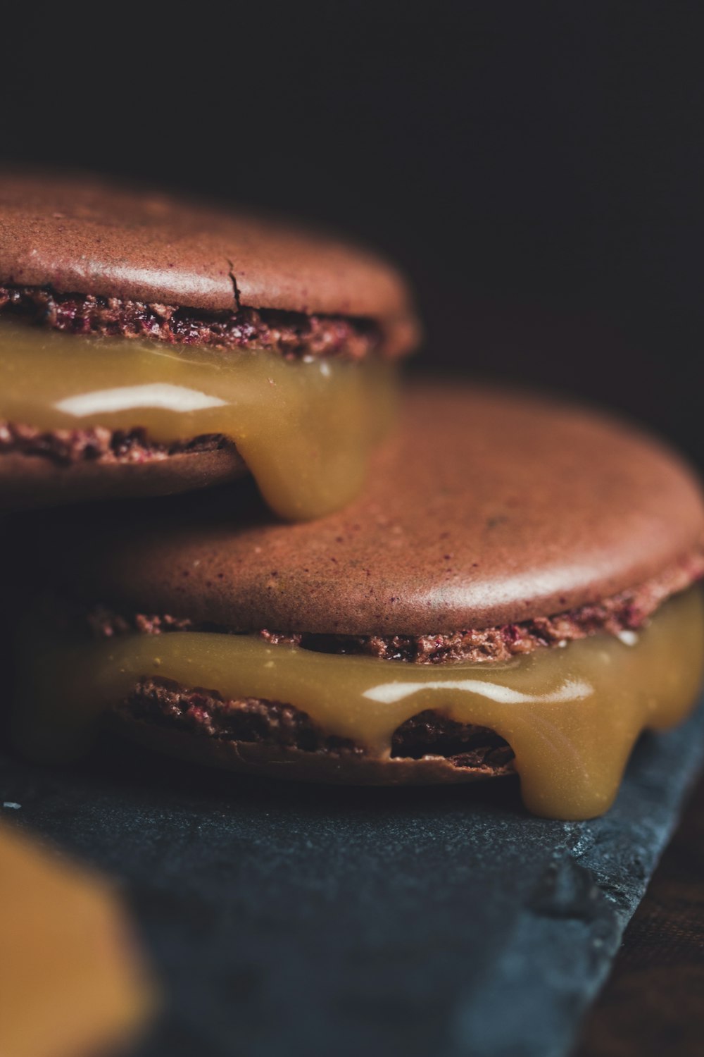 biscuits fourrés au caramel