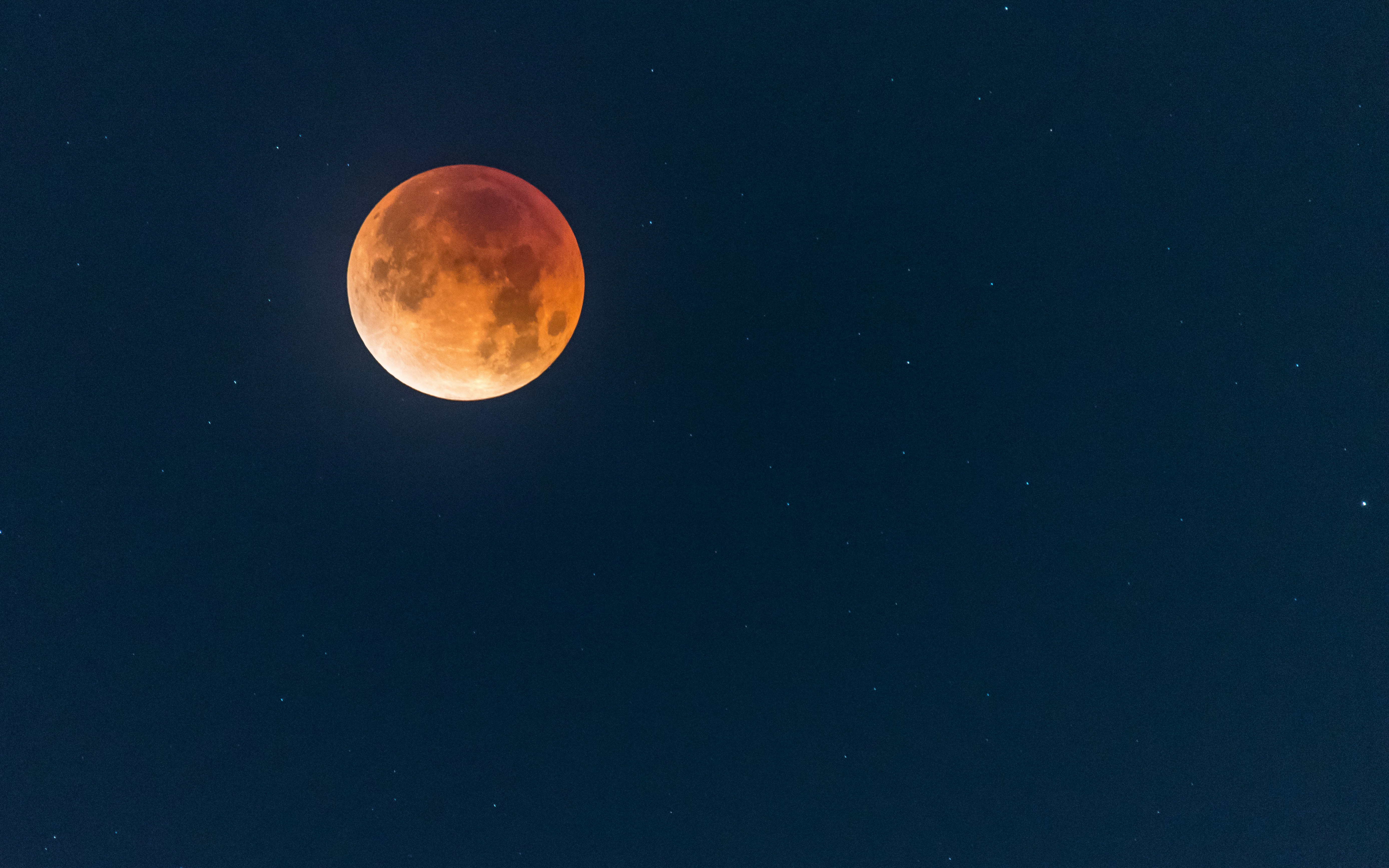 The Lunar Blood Moon Eclipse on January 31st 2018 as seen in Phoenix AZ