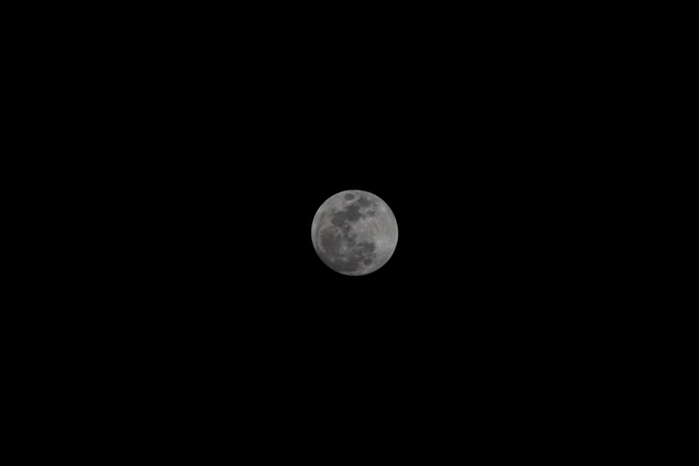 foto ad angolo basso della luna