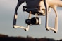 photo of DJI Phantom powered on