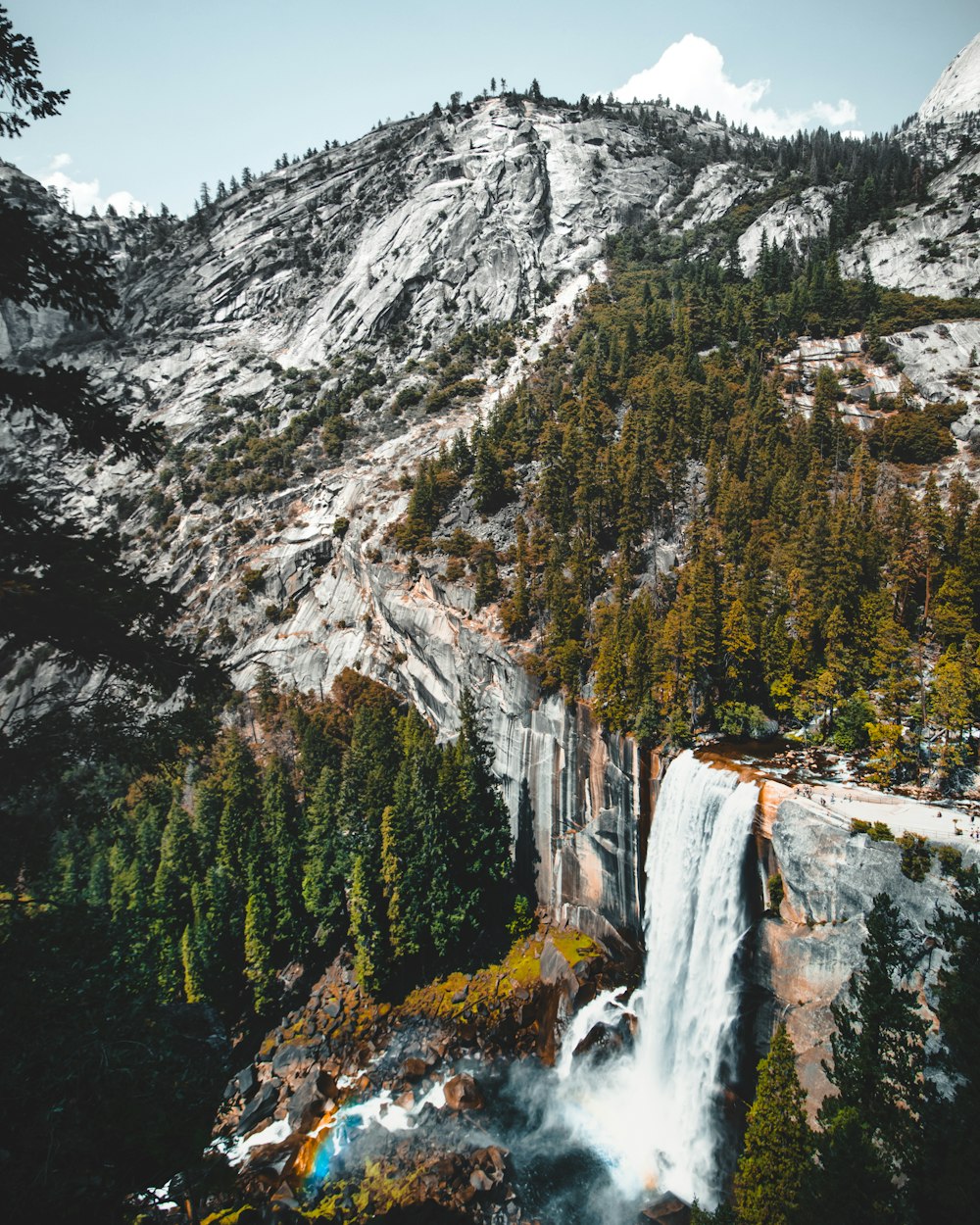 scenery of a snow mountain