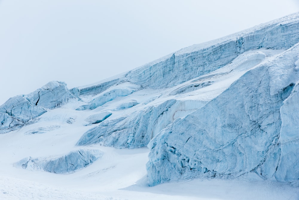 glaciers during daytime