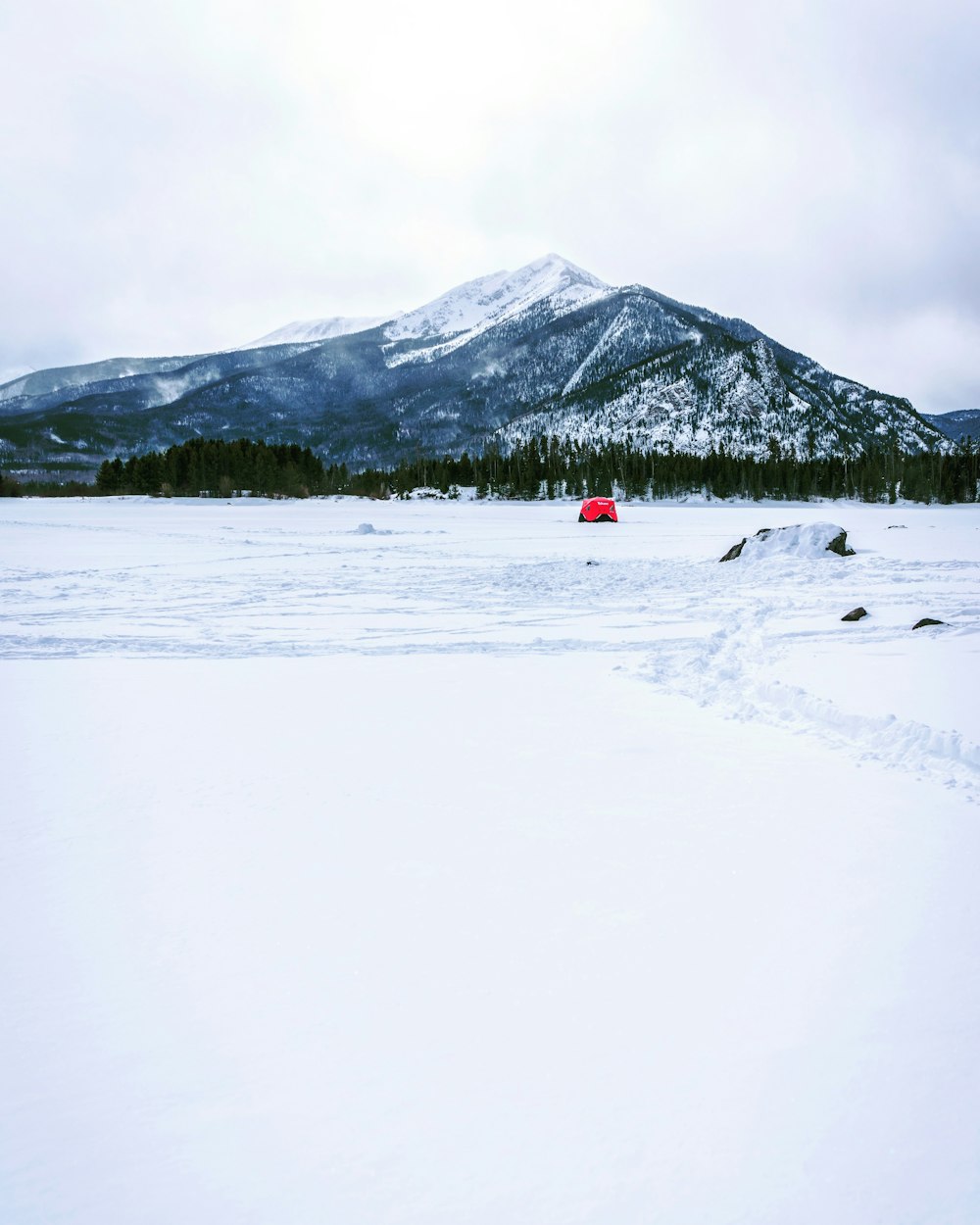 snow-covered mountain