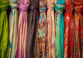 assorted-color textile lot