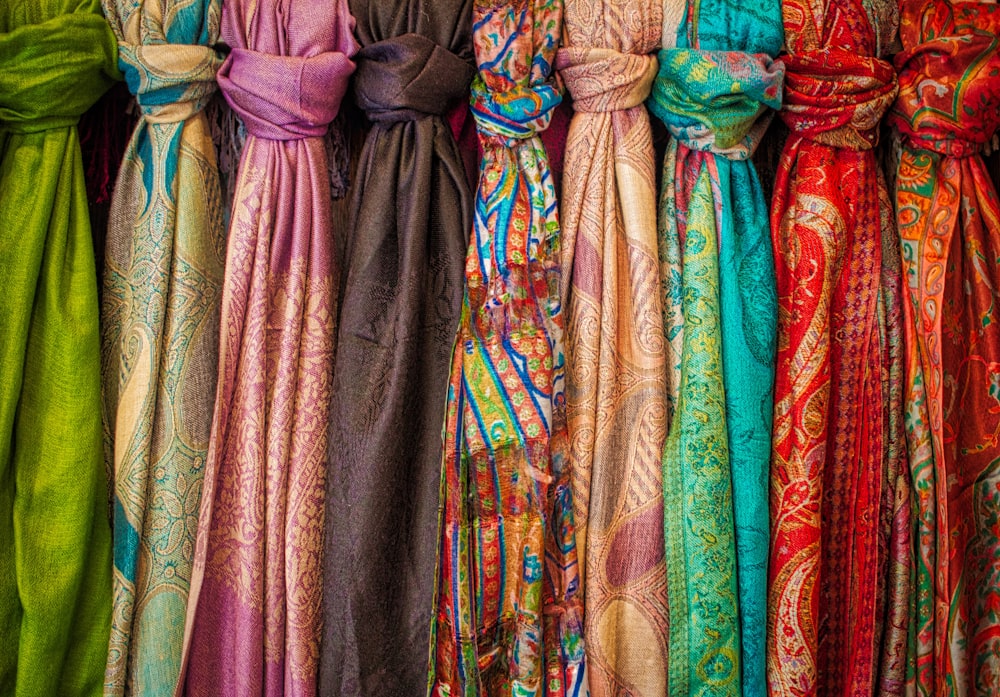assorted-color textile lot