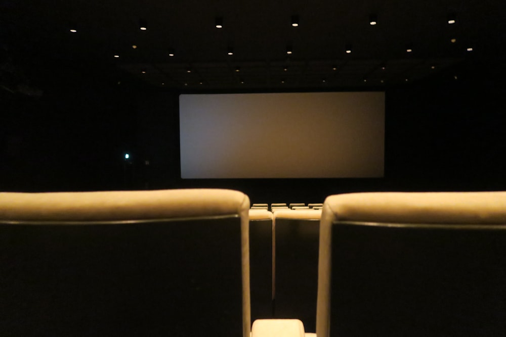 photo of empty seats of theater