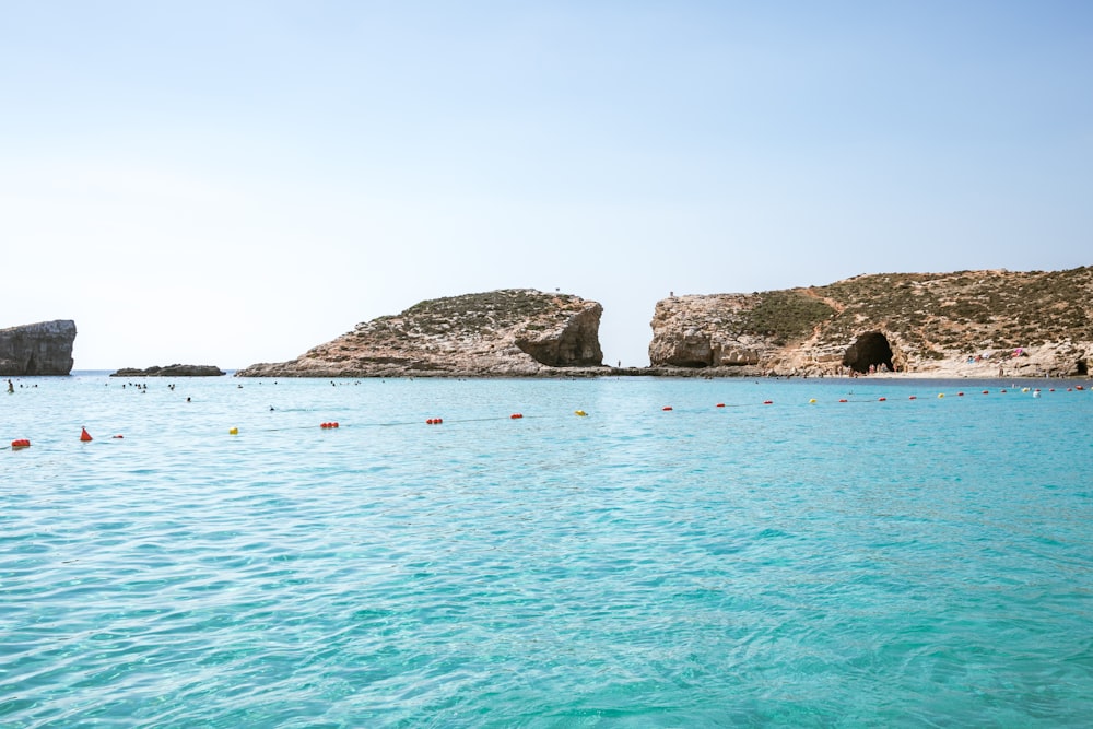 cave beside sea