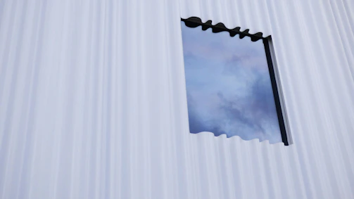 Detailed view of CNC-cut EPS window surrounds with a thin, protective exterior coating highlighting texture and precision.