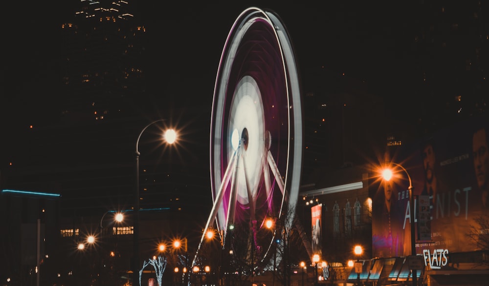 ferris wheel in motion