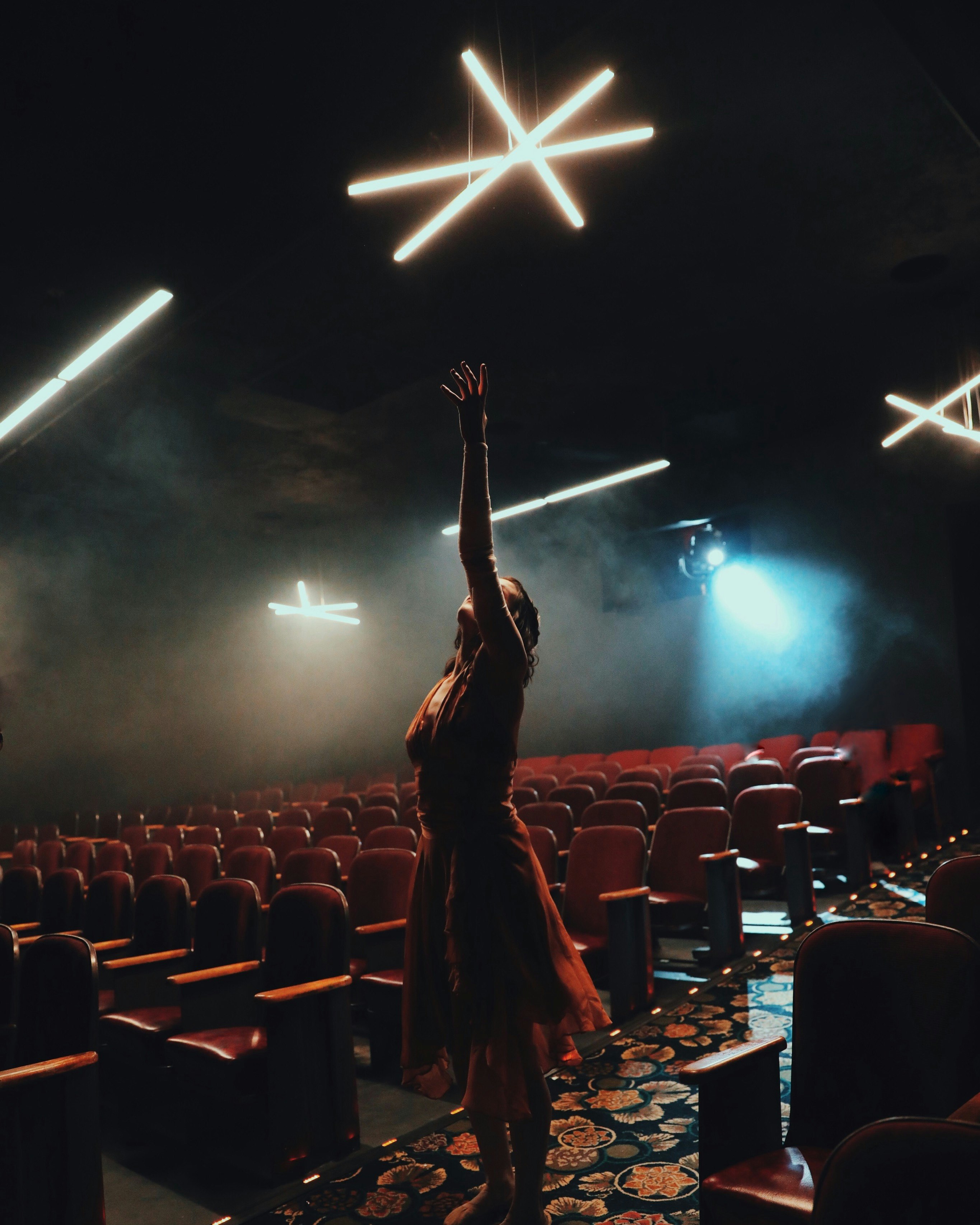 woman standing indoors