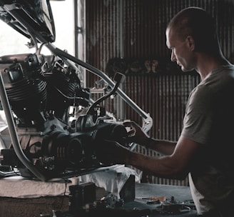 man holding engines