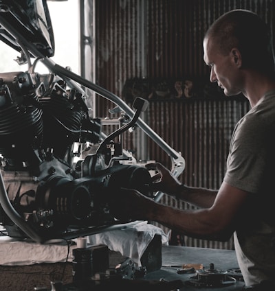 man holding engines