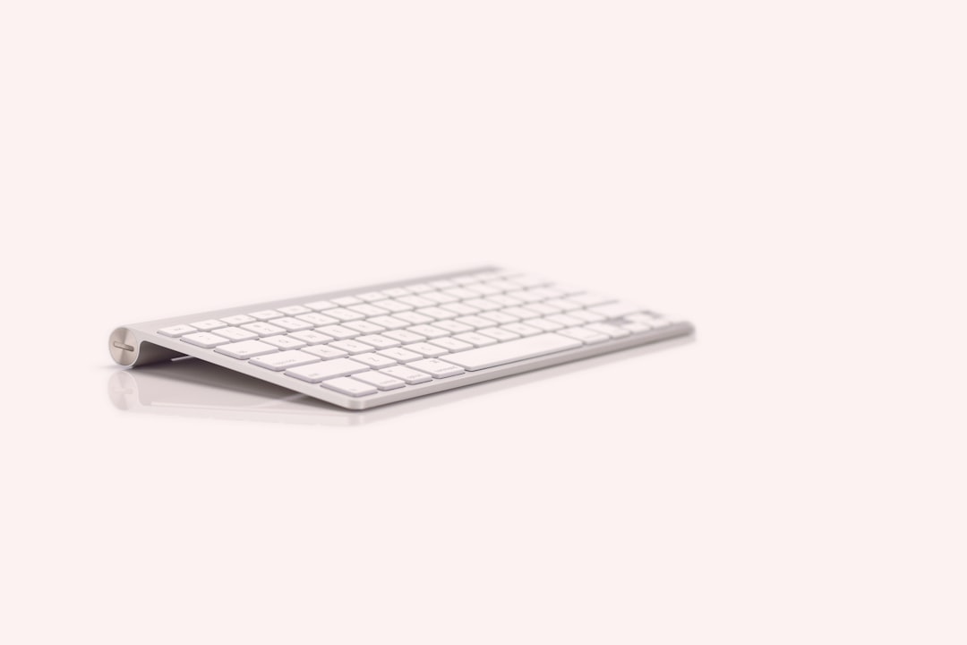 Apple wireless keyboard 1 against white background, Apple Wireless Keyboard