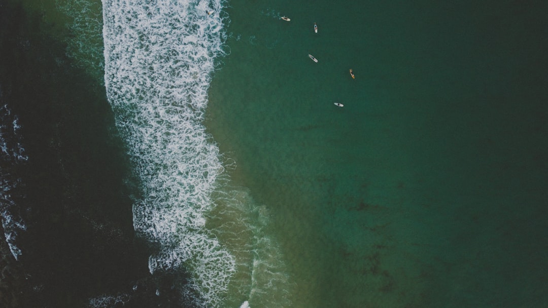 bird's eye view of sea