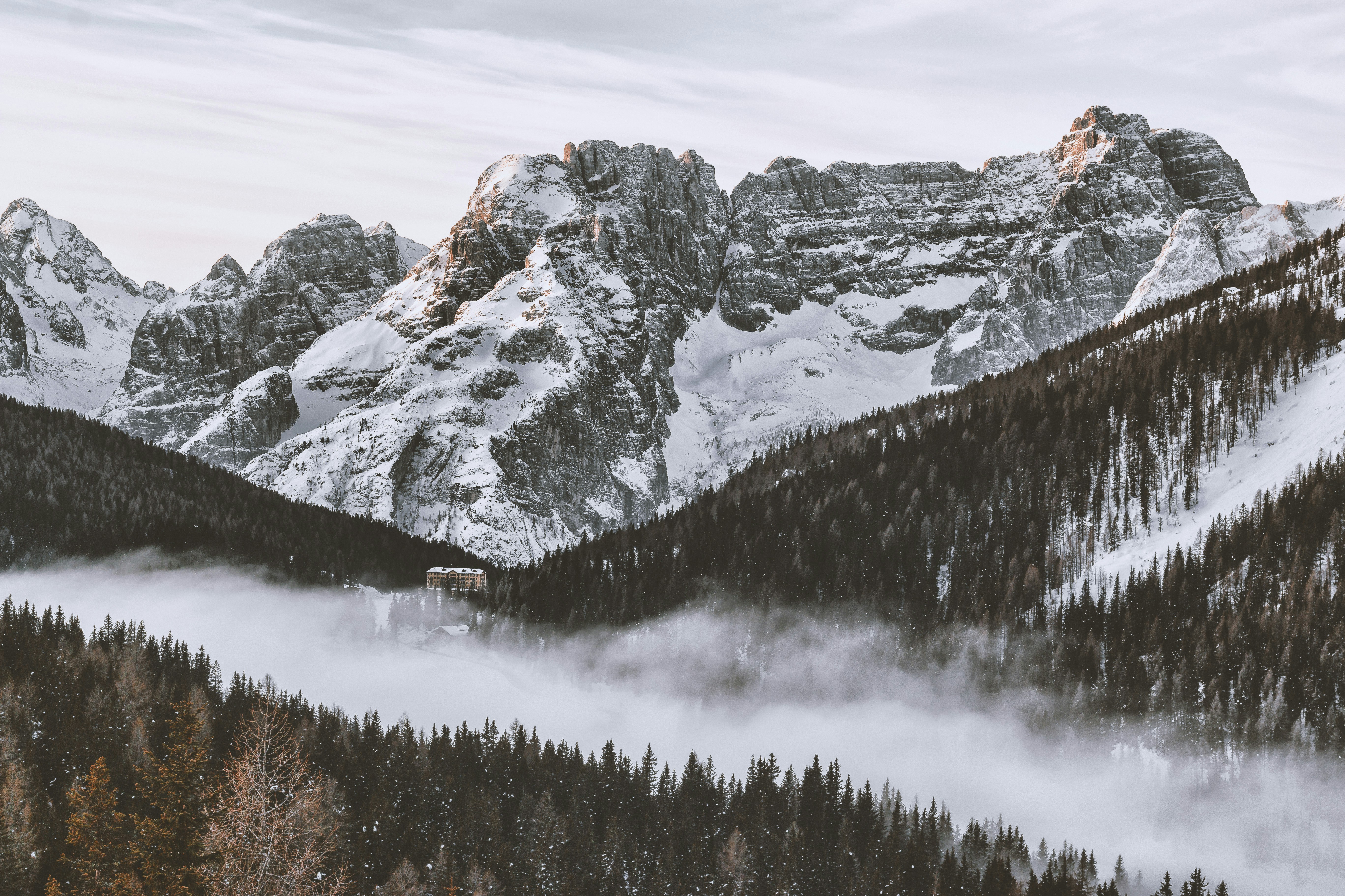 Last morning fog in the valley