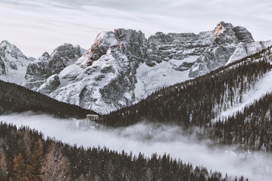 photo of mountain alps in Lake Misurina Italy