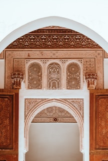 brown and white arche photography