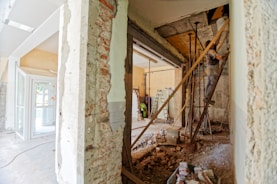 new home being built and cleaned by geminis cleaning