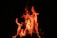 red fire digital wallpaper