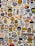 A collage of various colorful embroidered patches displayed against a white background. The patches include different insignias, logos, numbers, and symbols representing organizations, sports teams, clubs, and brands. Some patches have text in bold, while others feature graphic designs and emblems such as flags, stars, animals, and badges.