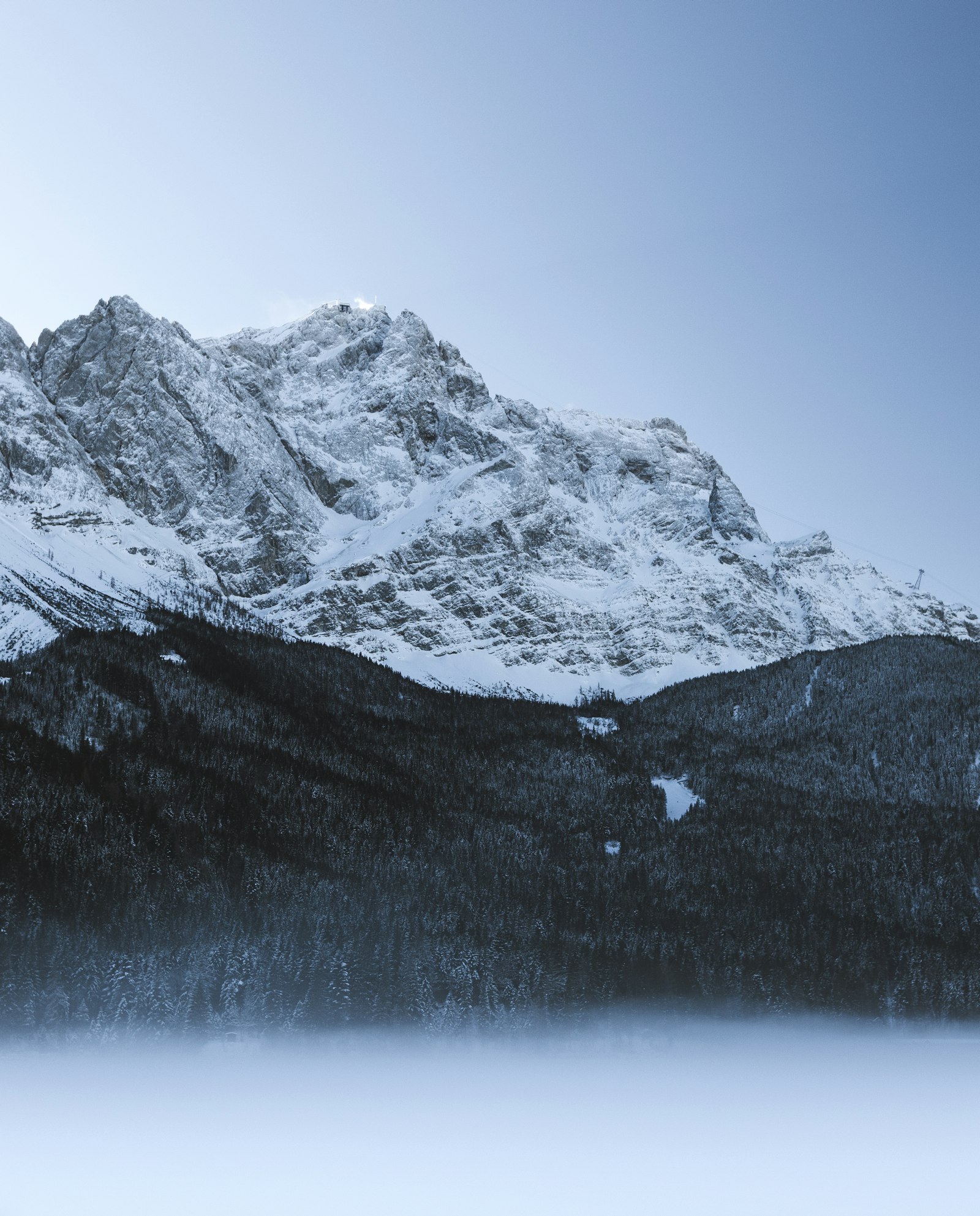 Canon EF 16-35mm F2.8L II USM sample photo. Snow-covered mountain near trees photography