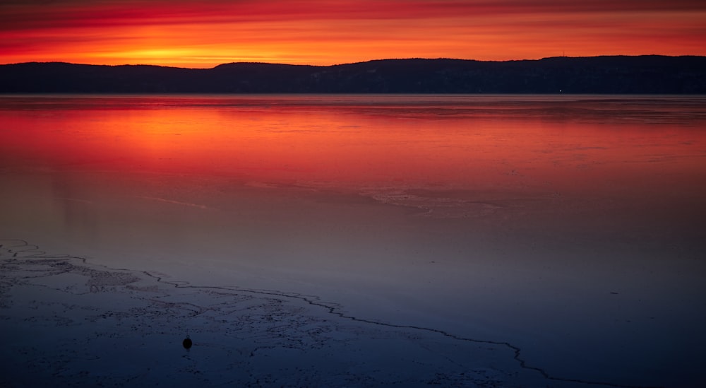 calm body of water