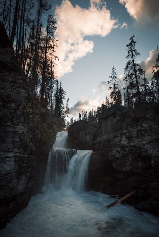time-lapse photo of water flowing between rocks in Glacier National Park United States