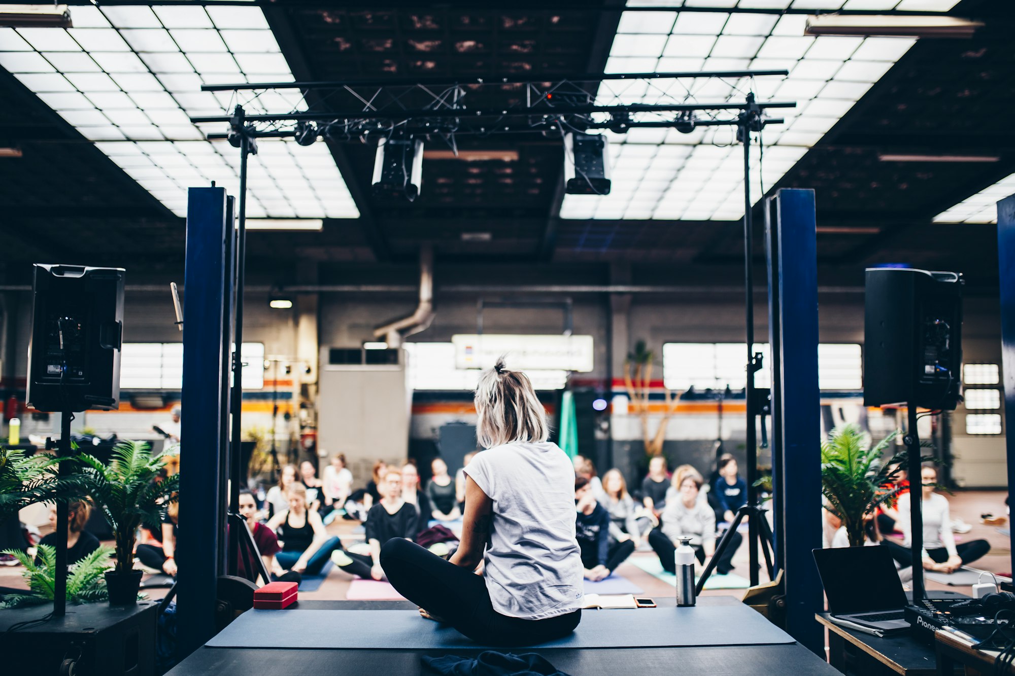 Taken at a local fitness and yoga event.