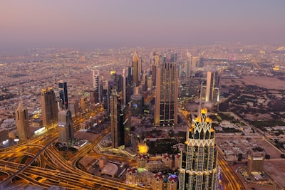 bird's eye view of cityscape